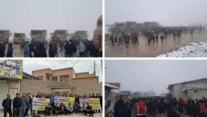 إضراب 2000 من عمال مناجم النحاس في إيران تزامنا مع احتجاجات المعلمين