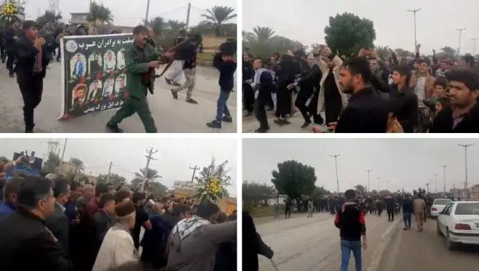 تضامن عشائر بختياري مع المواطنين العرب بمدينة دارخوين