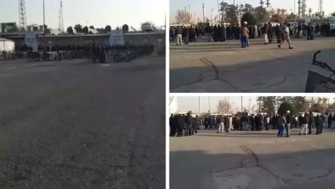 احتجاج عمال مصفاة طهران - 26 كانون الثاني (يناير)