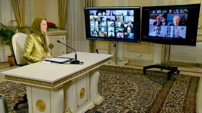 مریم رجوي عام 2021 كان عام هزائم متتالية للنظام الحاكم في إيران