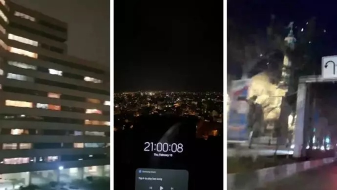 بث شعارات الموت لخامنئي والموت للديكتاتور في طهران وعشرات المدن الإيرانية