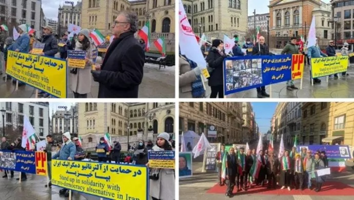 مظاهرات إيرانيين في النرويج وهولندا وإيطاليا