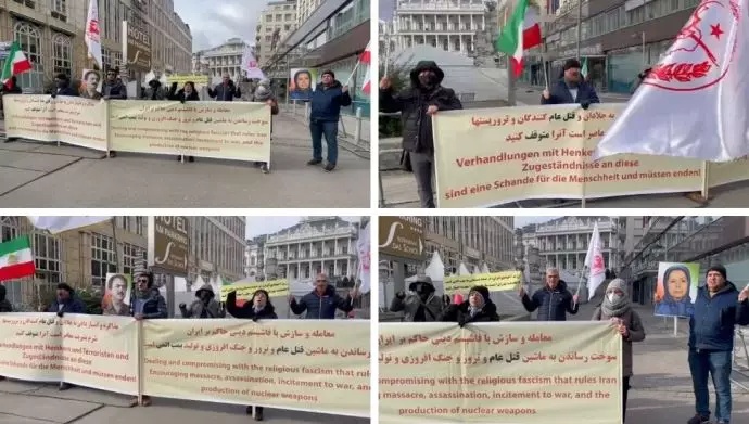 مظاهرات إيرانيين في فيينا - إعادة تفعيل ستة قرارات لمجلس الأمن ضد النظام