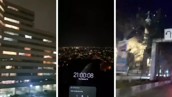 هتافات الموت لخامنئي والموت للديكتاتور في طهران