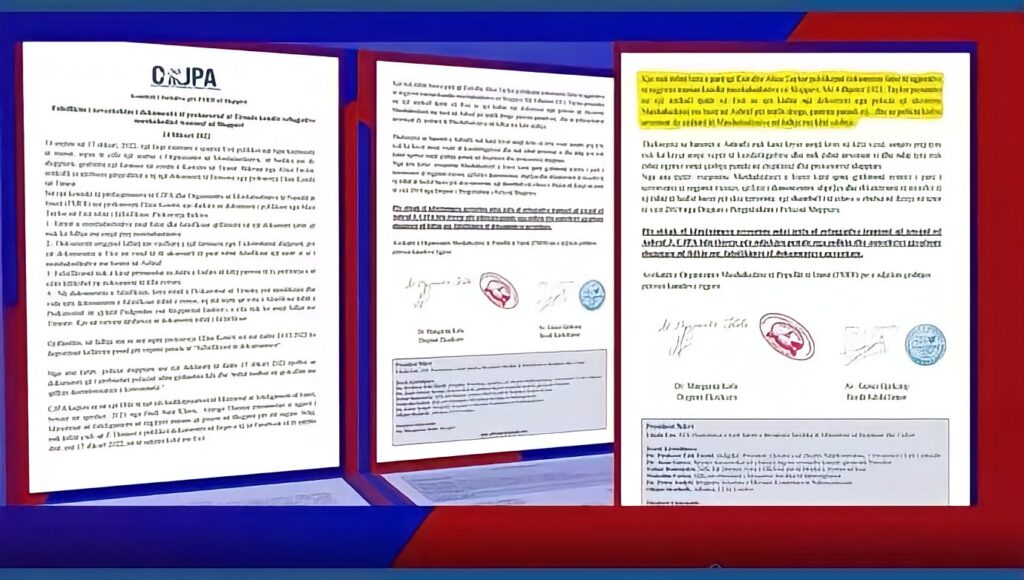 بيان لجنة الحقوقيين للدفاع عن منظمة مجاهدي خلق الإيرانية، والتزوير المثير للاشمئزاز للمستند الأصلي للنيابة العامة في تيرانا ضد مجاهدي خلق