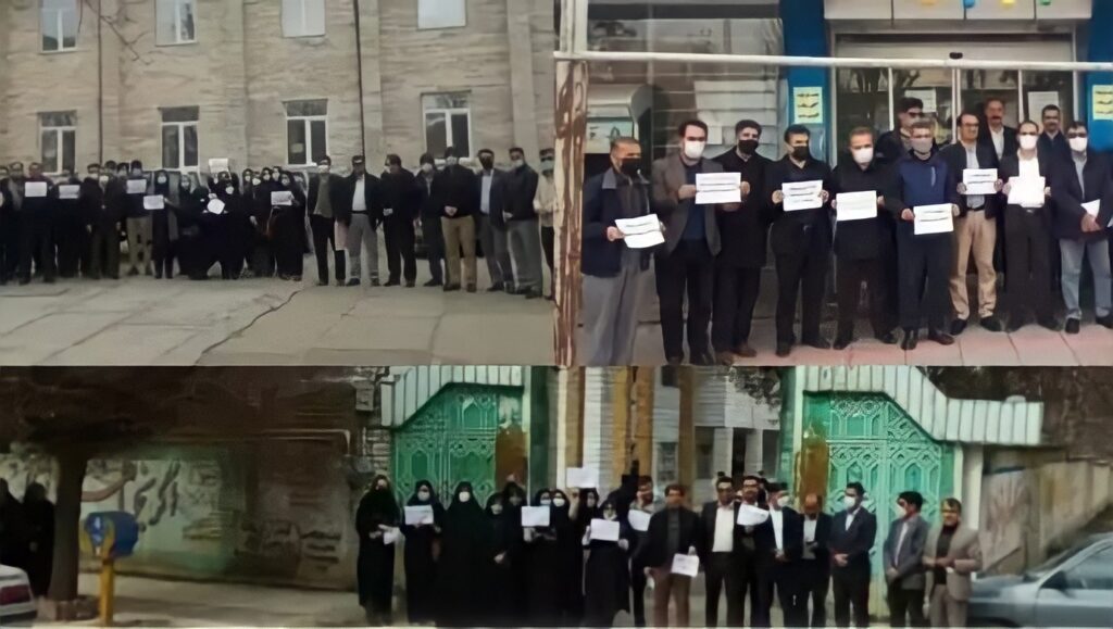 احتجاجات عمالية في عدة مدن إيرانية - 12 مارس