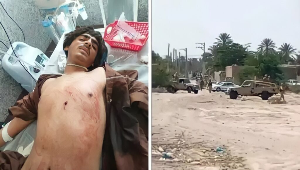 قوات الحرس تطلق النار على مواطن من البلوش و تجمع احتجاجي للمواطنين