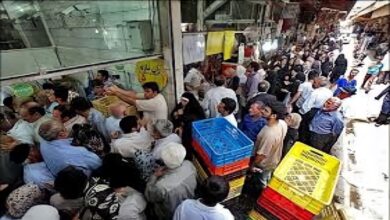 في إيران زيادة أسعار البضائع بمقدار 10 أضعاف مقارنة بالأجور