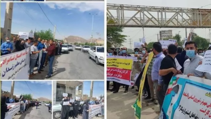 اتساع نطاق الاحتجاجات في إيران من طلاب إلى عمال نفط وموظفين إلى متقاعدين ومعلمين وسائقين