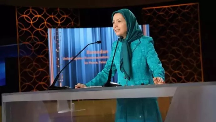 مريم رجوي رمضان؛ دعوة إلی الثورة ضد حكم الاستبداد الديني وفرض الجوع والتشريد