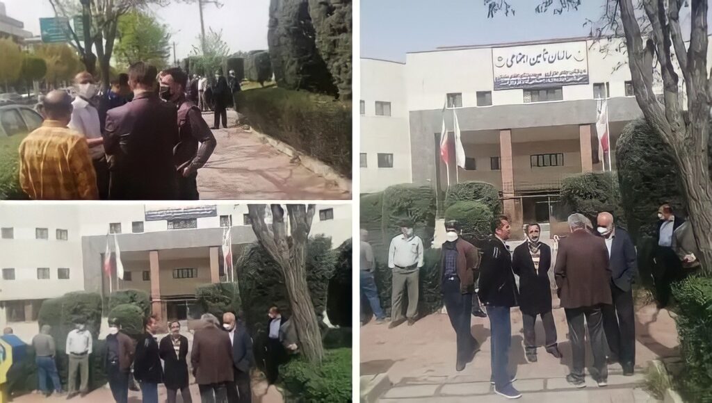 وقفة احتجاجية لمتقاعدي الضمان الاجتماعي في جميع أنحاء إيران