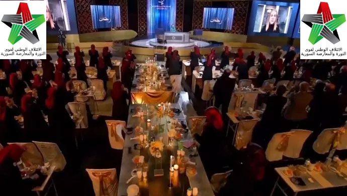 رئيس الائتلاف الوطني السوری يوجه كلمة إلى مؤتمر رمضان للمقاومة الإيرانية