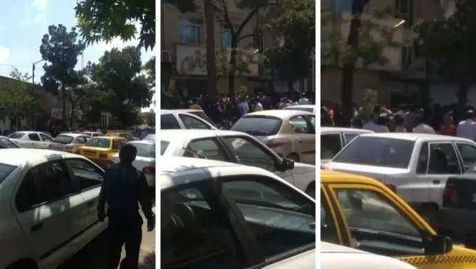 احتجاجات أهالي نیشابور ضد نظام الملالي والمواجهات مع قوات الشرطة