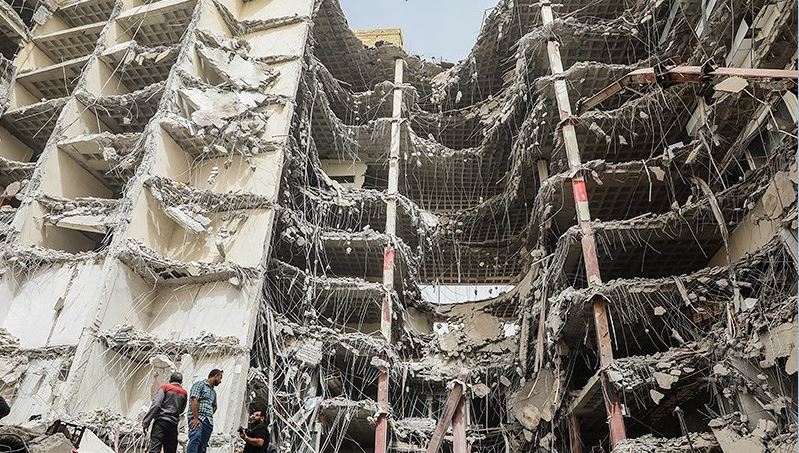 المقاومة الإيرانية انهيارالمبنى في آبادان هو نتيجة السياسات لنظام الملالي الفاسد النهاب