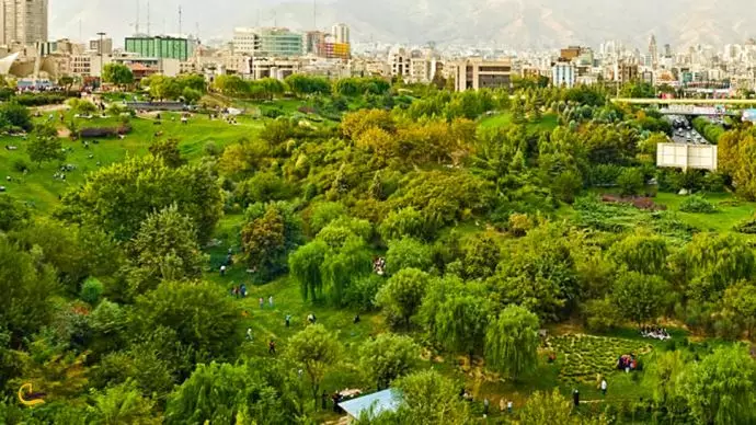 دوي هتاف التحية لرجوي في شوارع والحديقة العامة في طهران