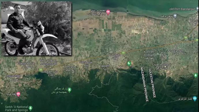 في محافظة مازندران مقتل ضابط شرطة تابعة لمحافظة سيستان وبلوشستان