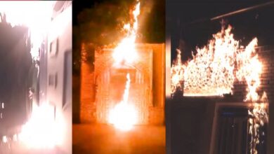 حرق صور خميني وخامنئي وقاسم سليماني ولوحات مراکز القمع والتجسس في 12 مدينة