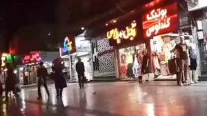 احتجاجات إيران - هتافات «الموت لخامنئي وعاش رجوي» فی هشتگرد