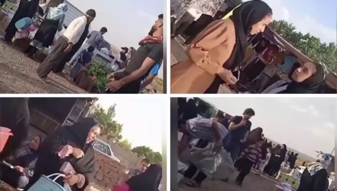 دوي هتاف “الموت لخامنئي وعاش رجوي” فی مدينة جغتاي بمحافظة خراسان رضوي