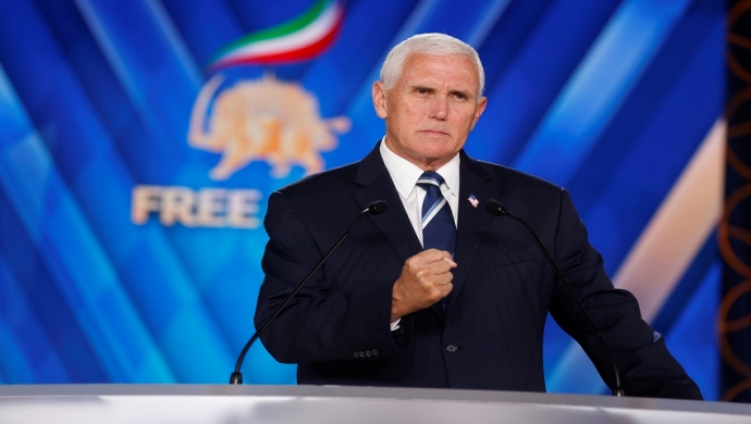 مايك بنس خطة مريم رجوي تضمن حرية كل إيراني