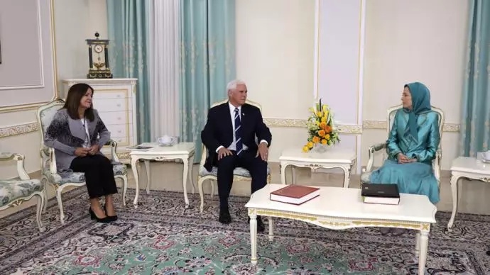 أسوشيتد برس: نائب الرئيس الأمريكي السابق بنس يلتقي بالمعارضة الإيرانية في ألبانيا