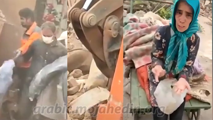 إيران .. هدم مأوى لمعلمة من قبل قوات النظام القمعية