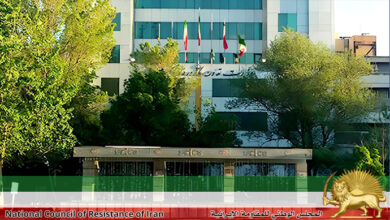 في ذكرى موت خميني وردا على القمع الوحشي وحدات المقاومة تشعل النار في وزارة العمل في طهران