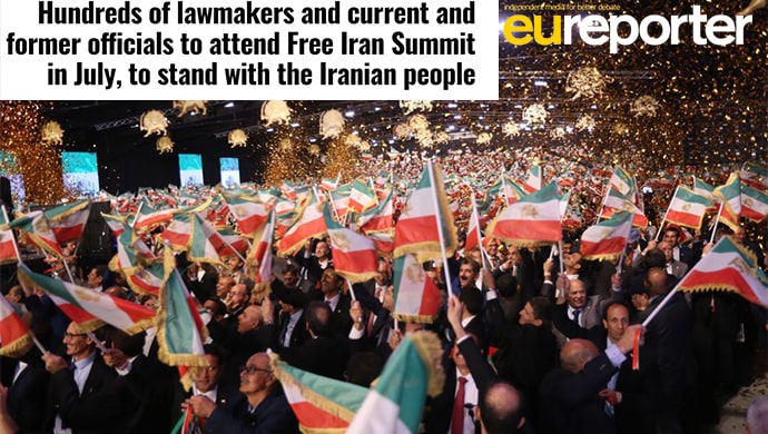 يوريبورتر: المئات من المشرعين والمسؤولين الحاليين والسابقين يحضرون المؤتمر السنوي لإيران الحرة