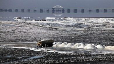مظاهرات لمواطني مدن أورمية وتبريز ونقدة احتجاجا على جفاف بحيرة أرومية
