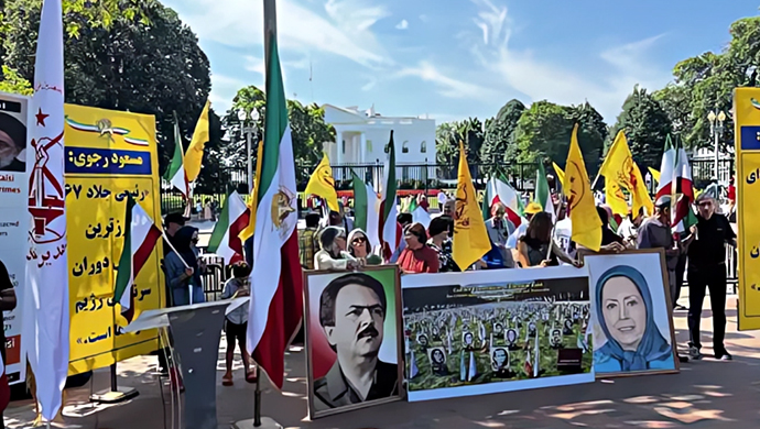إيرانيون في واشنطن وهولندا والنرويج ورومانيا والسويد وألمانيا يطالبون بمحاكمة إبراهيم رئيسي