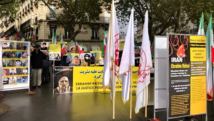 مظاهرات الإيرانيين في لندن، برلين، أتلانتا، بيرن، باريس، هولندا، سان فرانسيسكو وفيينا دعما لانتفاضة الشعب الإيراني الوطنية