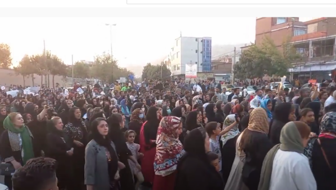 مريوان - مظاهرة ومسيرة نسائية للمرة الثانية احتجاجاً على انعدام الأمن