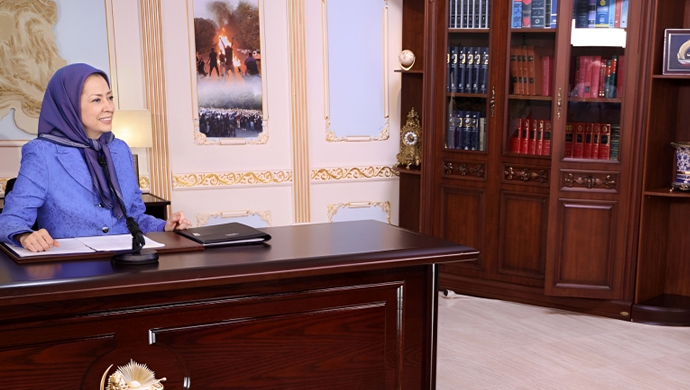 اتصال نائبین في الكونجرس الأمريكي مع مريم رجوي والحديث عن الانتفاضة وتطوراتها في إيران