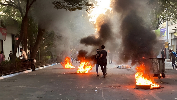 تاييد شعبي عراقي واسع للانتفاضة الايرانية