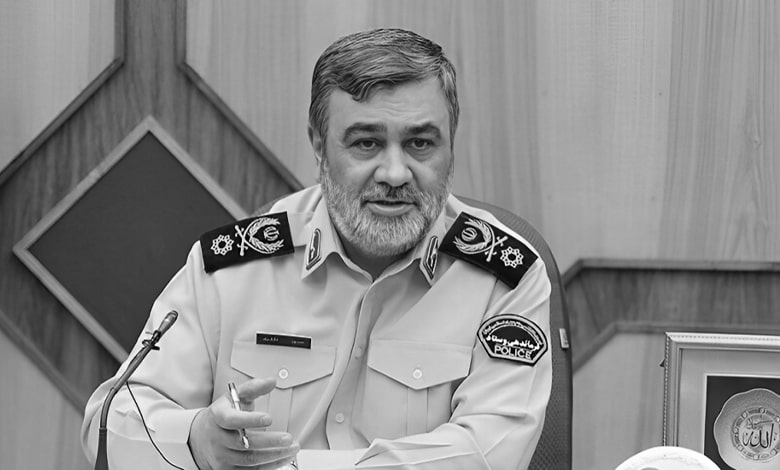 قائد قوات شرطة نظام الملالي: مجاهدي خلق يقود ما وصفه بـ أعمال الشغب