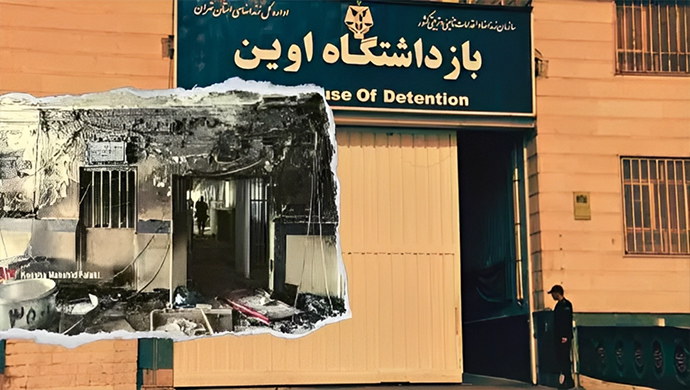 عائلات السجناء أنصار مجاهدي خلق يتجمعون في إيفين للدفاع عن أبنائهم