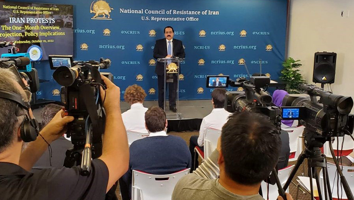 واشنطن - جعفر زاده يكشف عجز اليات القمع المستخدمة ضد المنتفضين الايرانيين