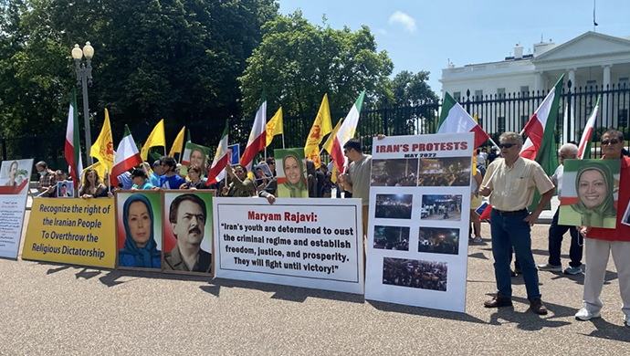 مظاهرات الإيرانيين في واشنطن وباريس وأوسلو ويوتوبوري