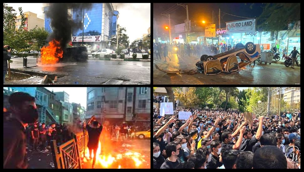 مظاهرات واشتباكات مع القوات القمعية في طهران والمدن الكبرى