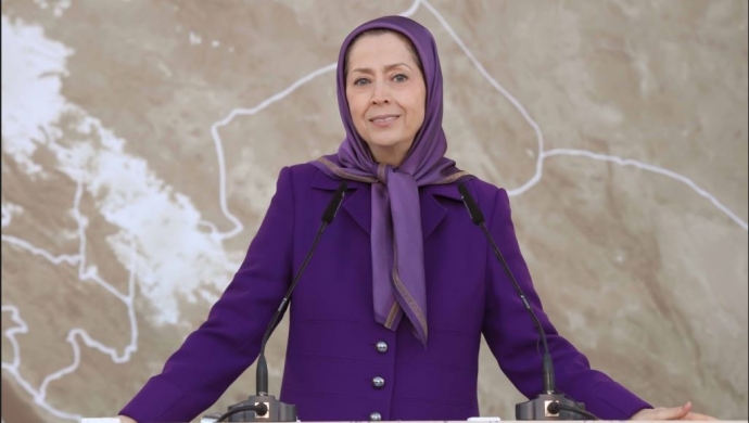 مريم رجوي: الانتفاضة تقرع نواقيس نهاية نظام الملالي