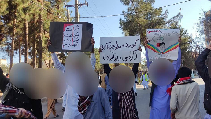 في اليوم الـ 71 من الانتفاضة، صيحات الغضب ترفع بالموت لخامنئي في زاهدان وخاش وجابهار وسراوان وزهك وتفتان وإيرانشهر وبيشين