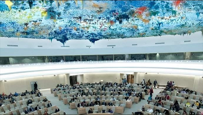 الدورة الاستثنائية لمجلس حقوق الإنسان في جنیف للتحقيق في حالة الطوارئ في إيران