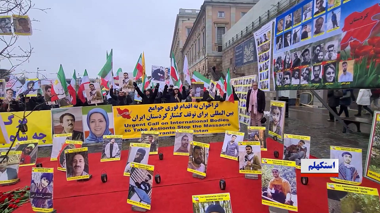 مظاهرات أنصار منظمة مجاهدي خلق في ستوكهولم وبرلين وأمستردام وأوتوبوري وفيينا