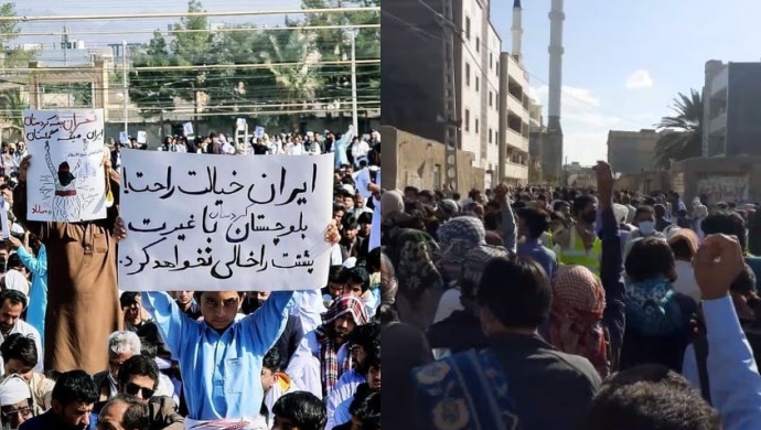 تقرير عن الانتفاضة في يومها الـ 78 - حراك المواطنين البلوش في زاهدان ومدن أخرى في سيستان وبلوشستان