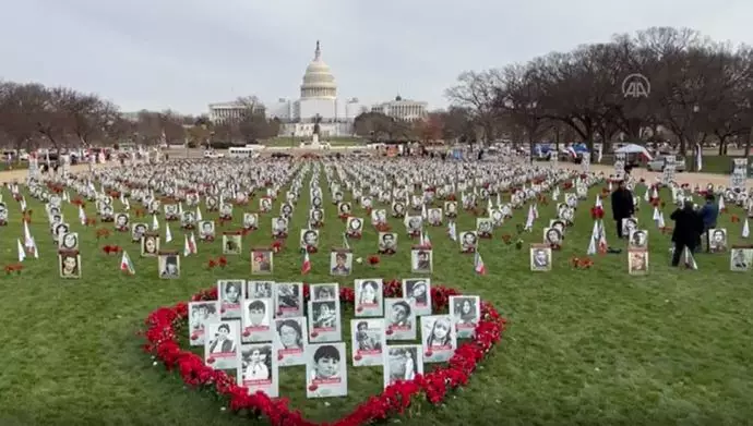 رويترز: معرض صور لشهداء الانتفاضة الايرانية أمام الكونغرس الامريكي