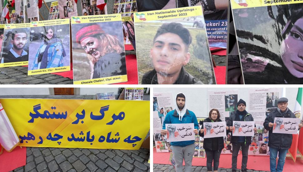 لوسرن - سويسرا - إقامة معرض شهداء الثورة الإيرانية