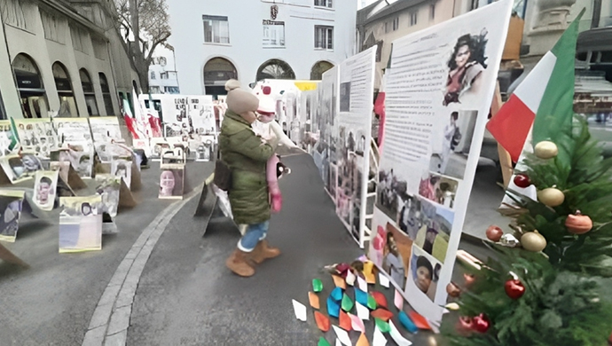 زوريخ - سويسرا - إحياء لذكرى شهداء الانتفاضة الإيرانية