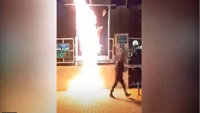 الانتفاضة في يومها الـ 109.. إحراق تمثال ولافتات لقاسم سليماني / مراسم أربعيينة لشهداء الانتفاضة