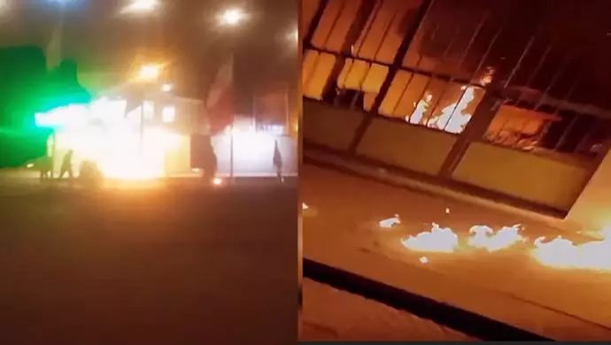 ايران - 10 عمليات لشبان الانتفاضة ضد الباسيج والحرس - الاحد 1 يناير2023