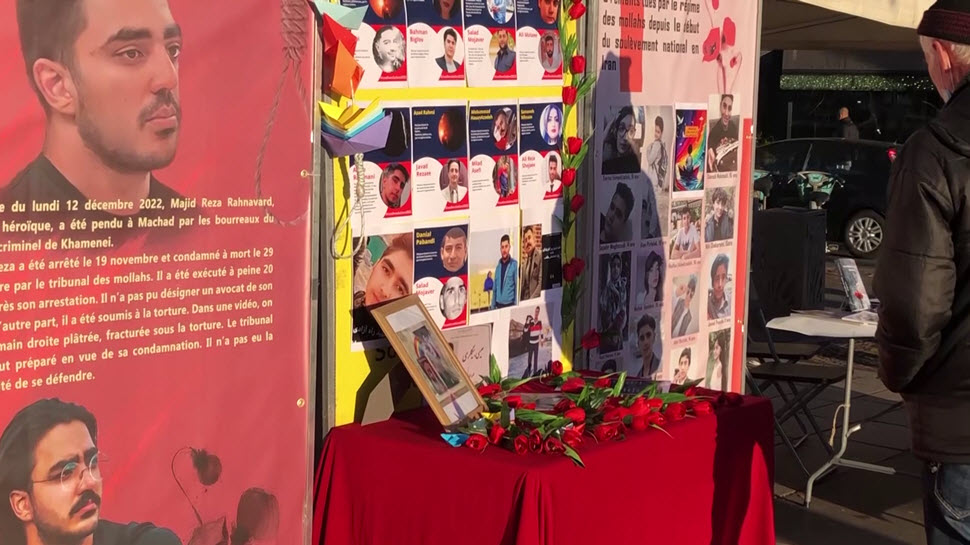 تكريم شهداء الانتفاضة الإيرانية في باريس والسويد
